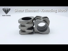 पिघलने का क्षेत्र एक्सट्रूडर घुमावदार ब्लॉक 30 डिग्री 45 डिग्री 60 डिग्री कोण