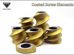 W6Mo5Cr4V2 स्टील सिंगल हेलिक्स स्क्रू एलिमेंट्स एक्सट्रूडर पाउडर कोटिंग के लिए वैक्यूम हार्डनिंग